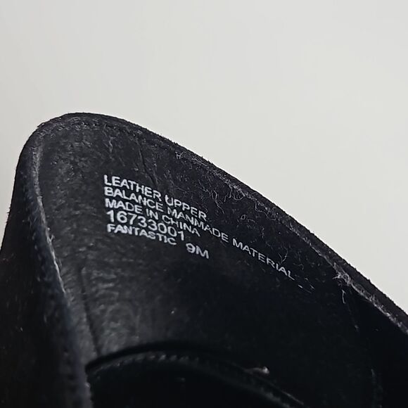 Nickles Soft Leather Black Upper Pump Peeptoe Shoes Size 9M - Picture 6 of 14